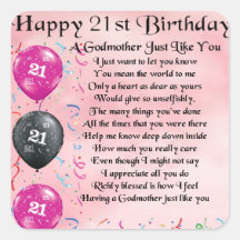 Poème Godmère - 21e anniversaire design