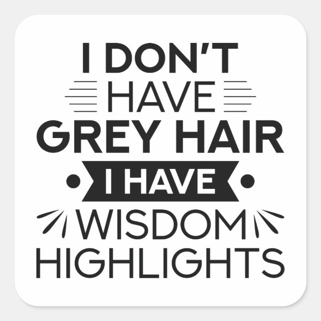 Sticker Carré Points forts de la sagesse (Devant)