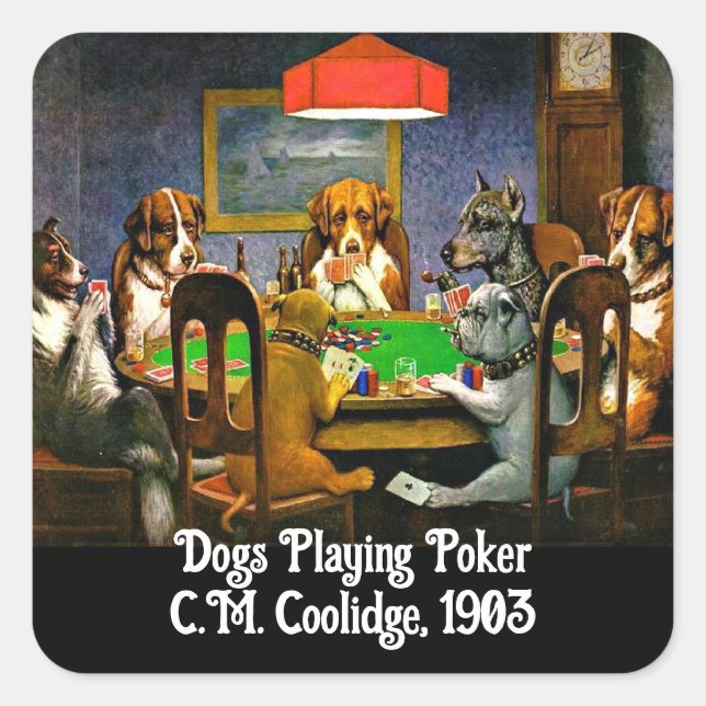 Sticker Carré Poker (Devant)