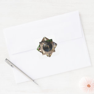 Sticker Carré Polyscope de Meerkat,