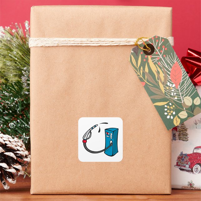 Sticker Carré pompe à gaz (Créateur téléchargé)