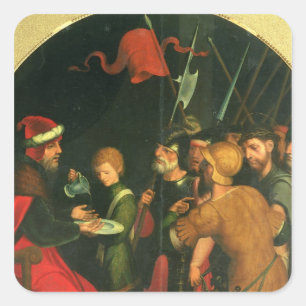 Sticker Carré Pontius Pilate lave ses mains