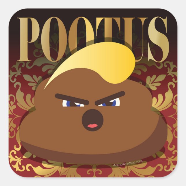 STICKER CARRÉ POOTUS (Devant)
