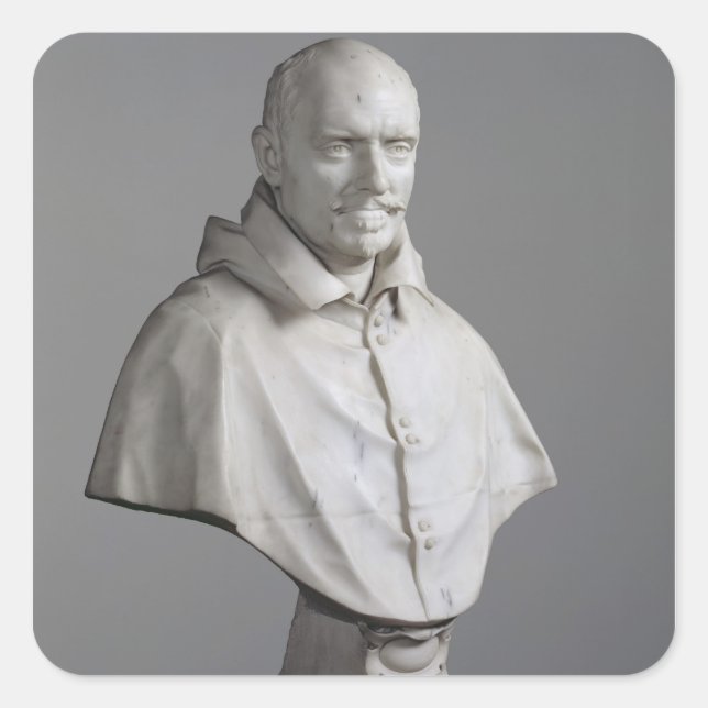 Sticker Carré Portrait d'Alessandro (Devant)