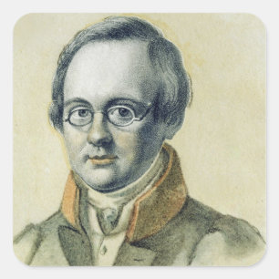 Sticker Carré Portrait d'Anton A. Delvig, 1830