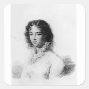 Sticker Carré Portrait de Constanze Mozart 1828