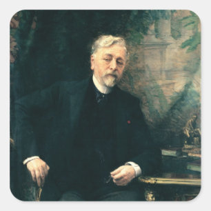 Sticker Carré Portrait de Gustave Eiffel 1905