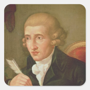 Sticker Carré Portrait de Joseph Haydn