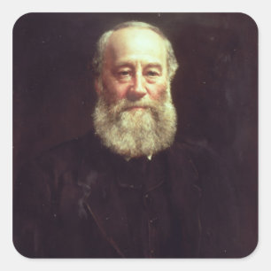 Sticker Carré Portrait de Joule de Prescott de James