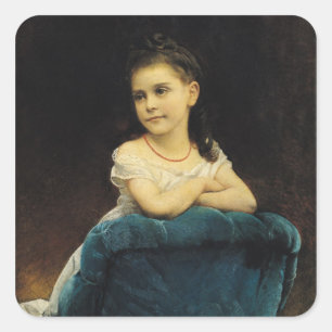 Sticker Carré Portrait de Mademoiselle François, 1877