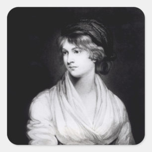 Sticker Carré Portrait de Mary Wollstonecraft Godwin