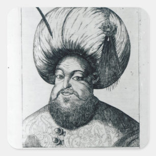 Sticker Carré Portrait de Murad III