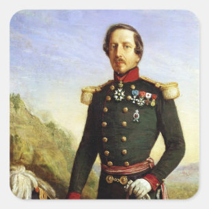 Sticker Carré Portrait de Napoléon III 1852