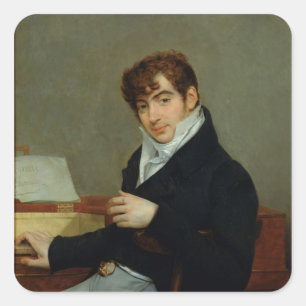 Sticker Carré Portrait de Pierre Zimmermann 1808