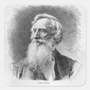 Sticker Carré Portrait de Samuel Morse