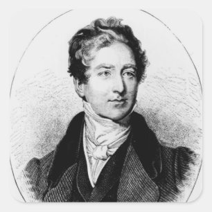 Sticker Carré Portrait de Sir Robert Peel