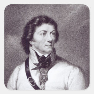 Sticker Carré Portrait de Tadeusz Kosciuszko