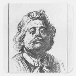 Sticker Carré Portrait de Transporteur-Belleuse d'Albert Ernest