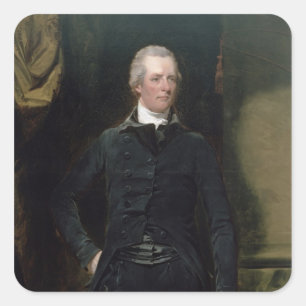 Sticker Carré Portrait de William Pitt le Jeune