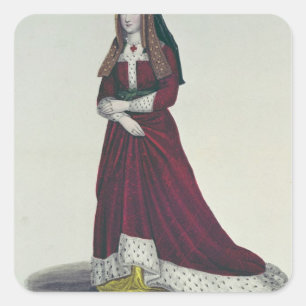 Sticker Carré Portrait d'Elizabeth d'York, 1841