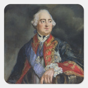 Sticker Carré Portrait du mathématicien Leonhard Euler