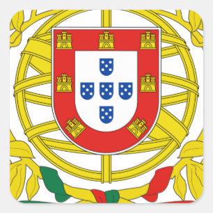 Sticker Carré Portugal Armoiries