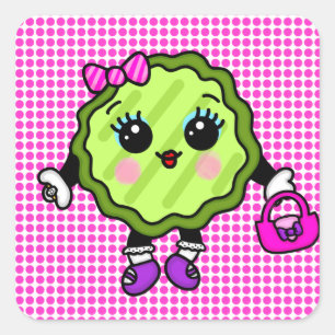 Sticker Carré Posh Pickle   Joli Blingup