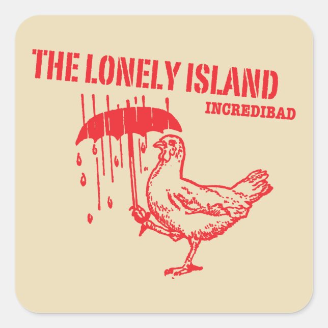 Sticker Carré Poulet (Devant)