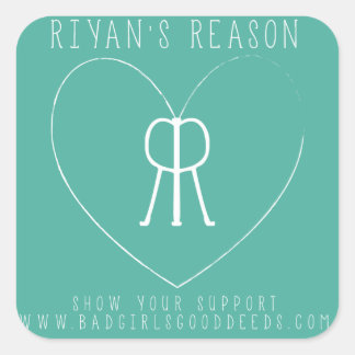 Sticker Carré pour la raison de Riyan