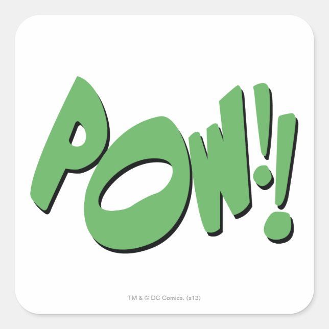 STICKER CARRÉ POW ! ! (Devant)