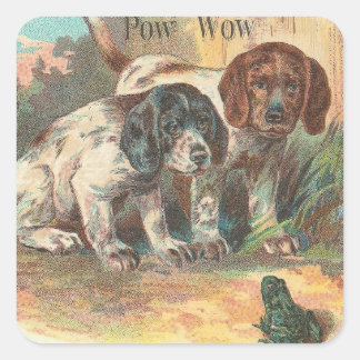 Sticker Carré Pow Wow
