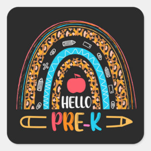 Sticker Carré Pré K
