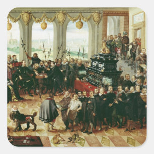 Sticker Carré Présentation à Duke Phillip II