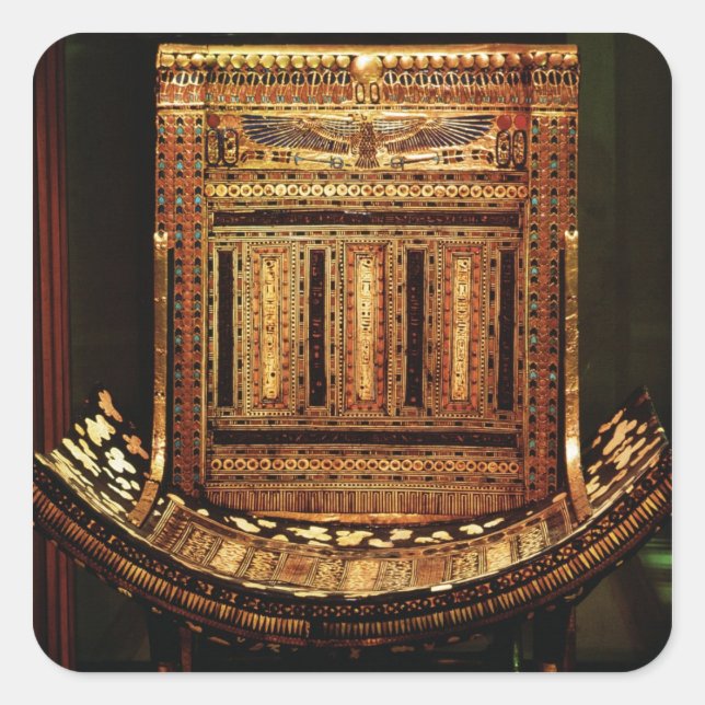 Sticker Carré Président de cérémonie de Toutankhamon (Devant)