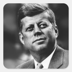 Sticker Carré Président de John F. Kennedy
