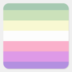 Sticker Carré Pride