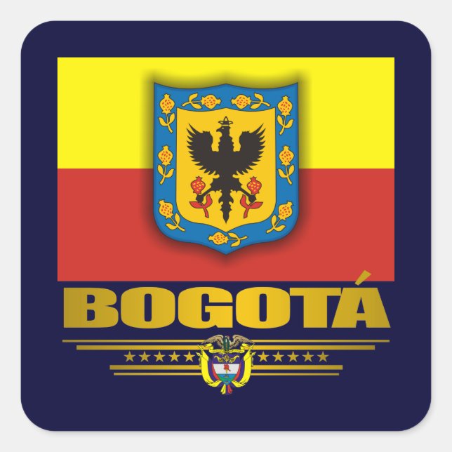 Sticker Carré "Pride Bogota" (Devant)
