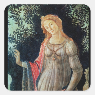 Sticker Carré Primavera, petit groupe de Vénus, c.1478