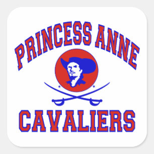 Sticker Carré Princesse Anne Cavaliers