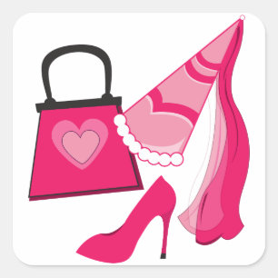 Sticker Carré Princesse Diva
