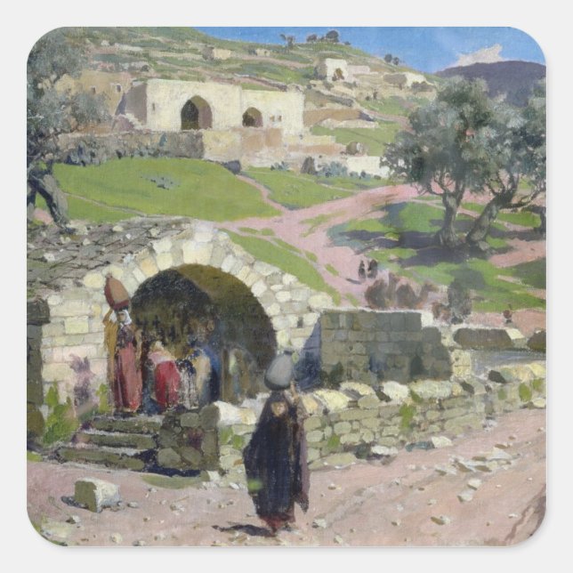 Sticker Carré Printemps vierge à Nazareth, 1882 (Devant)