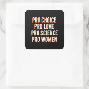 Sticker Carré Pro Choice Droits des femmes Patriarcat féministe 