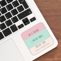 Prof colorblock personnalisé drôle 