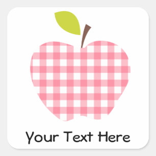 Sticker Carré Professeur personnalisable Apple