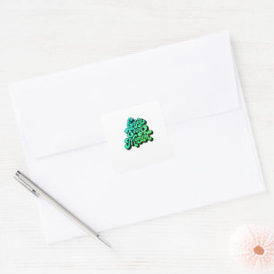 Sticker Carré Profitez de chaque instant : Étendre la joie avec