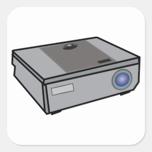 Sticker Carré Projecteur vidéo