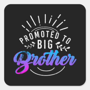 Sticker Carré Promu à Big Brother