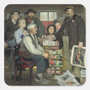 Sticker Carré Propagande, 1889