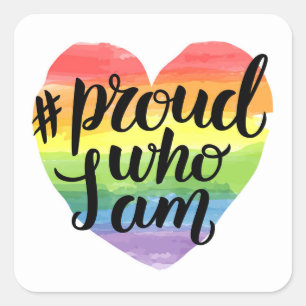 Sticker Carré Proud