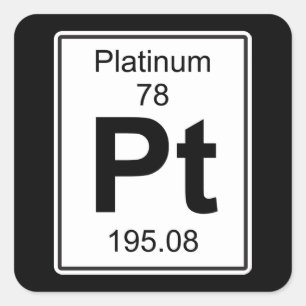 Sticker Carré Pt - Platine